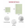 thumbnail image 7 of St. Patrick's Day Kitchen Dish Towels for Drying Dishes Set of 3, Lucky Green Clovers Pink Love Heart Waffle Weave Microfiber Hand Tea Bathroom Towels Quick Dry & Absorbent Towel 12x12, 7 of 7
