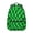 Green and Black, variant on Black and White Checkered Pattern Backpack for School, Cute School Bag with Adjustable Shoulder Straps and Padded Back, 15.3"x11"x7.1"