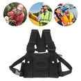 thumbnail image 4 of Bolsa De Pecho Walkie Talkie, Arnés De Pecho De Radio Universal 2 Bolsillos Para Unidades De Bomberos Cergrey Como se muestra en la descripción, 4 of 8