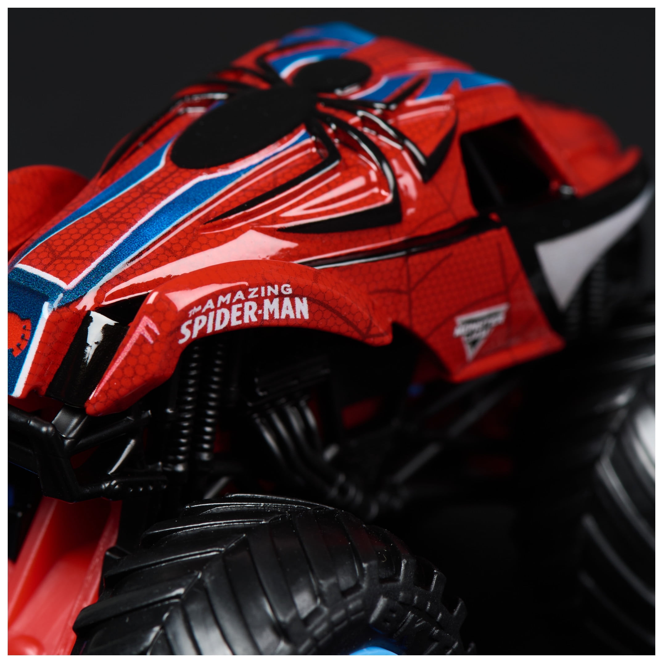 Monster Jam, Marvel Official Venom Vs. The Amazing Spider-Man Die-Cast Monster Trucks, 1:64 Scale, Kids Toys for Boys and Girls Ages 3 and up