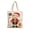 C, variant on C Santa Claus Themed Canvas Tote Bag For Christmas Gifts And Festive Carry All