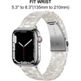 thumbnail image 2 of Watchband Compatible for 38mm 40mm 41mm Apple Watch Women, Fashion Resin Watchband Metal Stainless Steel Buckle Strap Bracelet for iWatch SE Apple Wat, 2 of 4