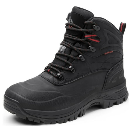 

NORTIV 8 Men s Insulated Waterproof Construction Hiking Winter Snow Boots