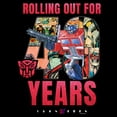 thumbnail image 2 of Women's Transformers Distressed Rolling Out For 40 Years Graphic T-Shirt, 2 of 4