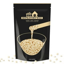 Lifestance 1lb/16oz Coconut Cream Brazilian Bikini Hard Wax Beads Kit for at Home Sensitive Skin Hair Removal on Face, Body, Legs, Underarms, Eyebrow