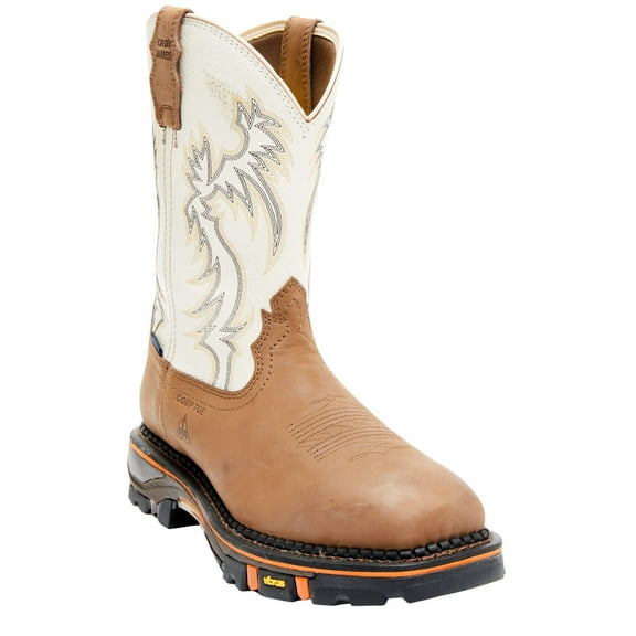 Cody James Men's 11" Decimator Waterproof Western Work Boot Nano Brown 11.5 EE  US
