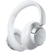 1994 Upgraded Hybrid Active Noise Cancelling Wireless Headphones with Transparent Modes,70H Playtime Bluetooth Headphones Wireless with Mic, Deep Bass,3.5MM Cable,Soft-Earpads,Fast Charging-Silver