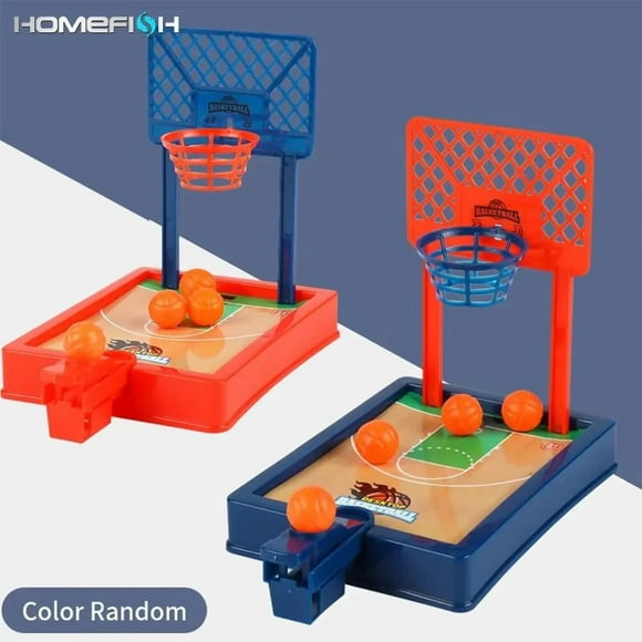 Bamboohart Mini basketball machine desktop portable travel or office game set suitable for indoor or outdoor use. Fun toys Christmas gifts