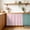 Pink, variant on Pink Morocco Sink Skirt 11"Wx13"L,Dustproof Under Sink Curtain with Self Adhesive Tape,Geometric Leaf Diamond Lattice Abstract Cabinet Curtain Cover for Bathroom Vanity,Kitchen Cabinet Storage Shelf