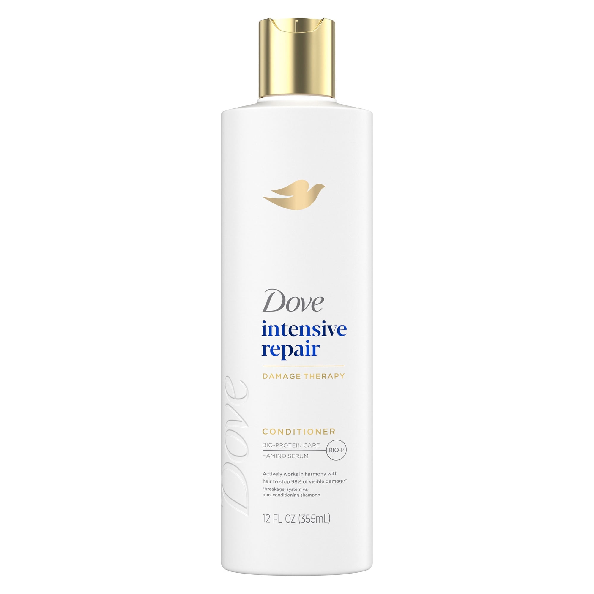 Dove Conditioner For Damaged Hair Intensive Repair With Bio-Protein Care Technology And Amino Serum ,12 Fl Oz