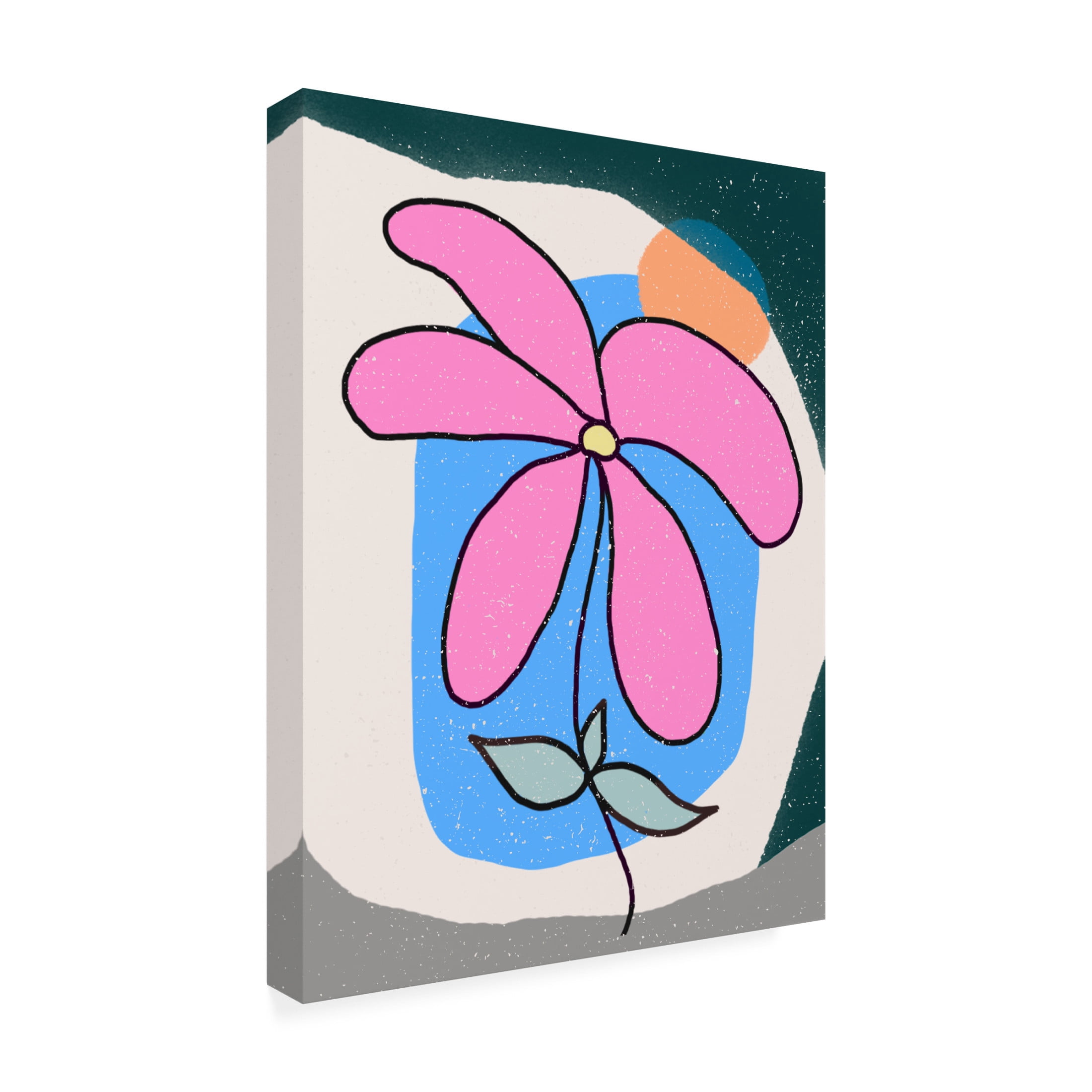 Trademark Fine Art Aylin Demir  Pink Flower Canvas Wall Art