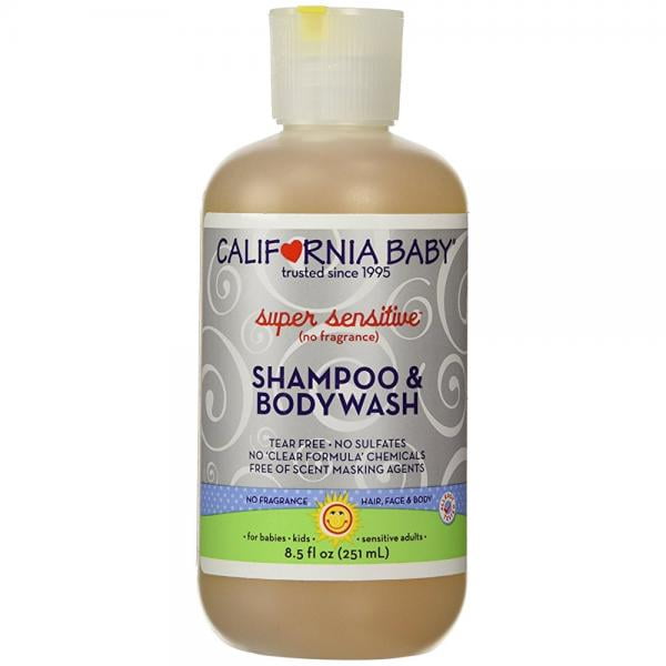 California Baby Super Sensitive Shampoo & Bodywash 8.5 oz Walmart