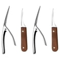 thumbnail image 3 of EeaseMX 4 piezas de desvenador de camarones, pelador de mariscos, limpiador de camarones de acero inoxidable, 3 of 8