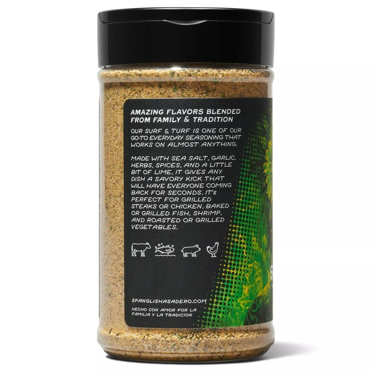 Spanglish Asadero Surf and Turf Seasoning (9.1 Ounce)