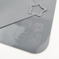 thumbnail image 2 of Manteles individuales de silicona para bebés y niños, resistentes a las manchas, antideslizantes, para alimentos de niños pequeños, con 2 paquetes (gris oscuro/gris claro), 2 of 5