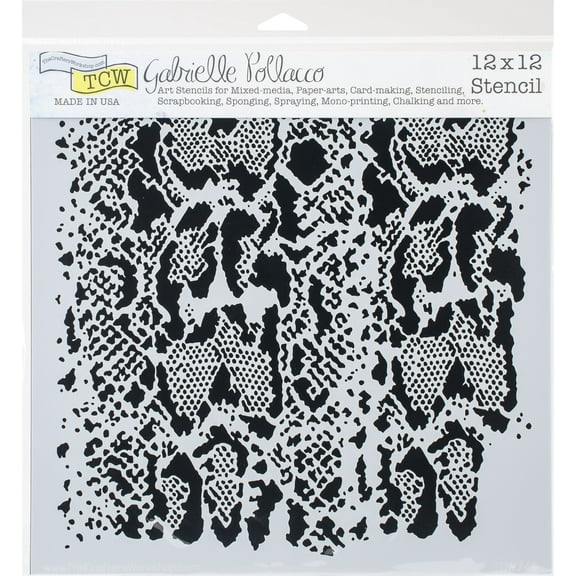 Crafter's Workshop Template 12"X12"-Snakeskin