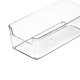 thumbnail image 3 of Bandejas de almacenamiento para cajones, cajón de plástico transparente duradero, caja dividida para cocina, caja rectangular pequeña, 3 of 3