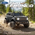 thumbnail image 2 of iRerts 24V 2 Seater Ride on Cars, Licensed Ford Bronco Base Powered Ride on Toys for Big Kids Ages 3-8, Kids Car Electric Vehicle with Remote Control, Bluetooth, LED Lights, 4 Wheel Suspension, Black, 2 of 9