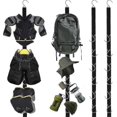 thumbnail image 1 of Hockey Gear Drying Rack - 2 Pieces Sports Gear Hanger (12 Hooks), 1 of 5