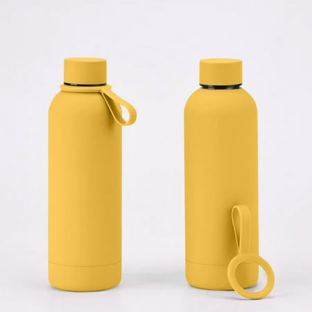 

jiacuix 500ml With A Portable Handle Stainless Steel Small Mouth Insulated Cup Portable Outdoor Sports Water Bottle