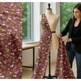 thumbnail image 5 of Soimoi Brown Cotton Poplin Fabric Coffee Cup,Gift Box & Tree Christmas Fabric Prints By Yard 42 Inch Wide, 5 of 7
