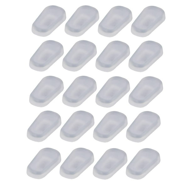 10 Pares De Anteojos De Silicona Suave, Almohadillas Para La Nariz, Almohadillas Para La Nariz, Reemplazo L Sunnimix Almohadillas nasales para gafas