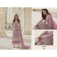 thumbnail image 5 of Party Wear Pakistani Designer Sewn Shalwar Kameez Suits Indian Plazzo Outfits ( Lavender, S - 38 ), 5 of 6