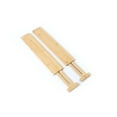 thumbnail image 5 of Better Homes & Gardens 2PC Bamboo Kitchen Organizer Expandable Drawer Dividers, 17.5-22.8x0.59x3.1in, 5 of 6