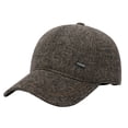 thumbnail image 1 of Boc Baseball Cap Adjustable with Fold Earmuff Comfortable Windproof Fine Texture Ear Protection Thickened Men Winter Hat with Brim Ea, 1 of 10