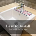 thumbnail image 7 of 2 Pcs SKYSONIC Faucet Absorbent Mat Pink Whales Sharks Washable Counter Drying Pads Behind Faucet for Kitchen Bathroom, 7 of 7