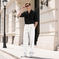 thumbnail image 7 of GINGTTO Men's Dress Pants Loose Fit Slacks for Men, 7 of 7