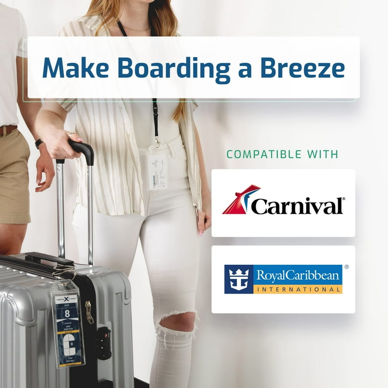 GreatShield Cruise Porta Etichette Per Bagagli (4 Pezzi) + Porta ID Con - Foto 12