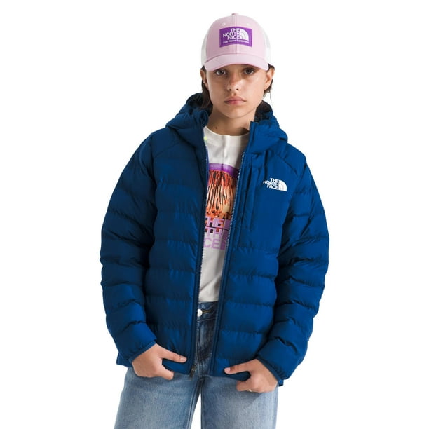 Chaqueta The North Face para niñas reversible Perrito Estate azul