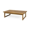 thumbnail image 5 of GDF Studio Kedan Outdoor Acacia Wood Coffee Table, Teak, 5 of 8