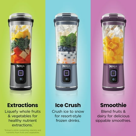 Ninja Blast 16-Oz Portable Personal Blender, Leak Proof Lid & Easy Sip Spout, Smoothie Blender, Dusty Pink