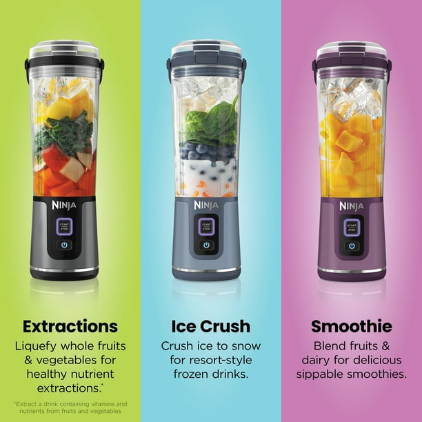 Ninja Blast ポータブルブレンダー Ninja Blast 16-Oz Portable Personal Blender, Leak Proof Lid & Easy