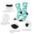 thumbnail image 3 of Cauagu Strong Goose Print Crew Socks for Women and Men,Adult Athletic Running Socks 1-Pair Sports Socks Work Gear Socks with Moisture Wicking, 3 of 6