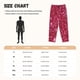 thumbnail image 3 of Balery Pink Glitter Pantalones de pijama para mujer, pijamas ultraligeros, pantalones de estar por casa-3X-Large, 3 of 6
