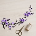thumbnail image 7 of Embroidered Patches Design Fabric Sewing Appliques Clothing Hats Bags Denim Jackets Decorative Iron On Repair Embellishment Craft Floral Embroidery Set,1pcs, I, 7 of 7