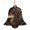Bell Shape, variant on Southwestern Style Tribal Wolf Decor Wooden Christmas Ornament Angel Shape,Xmas Tree Hanging Decoration 6 PCS