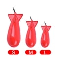 thumbnail image 4 of Carp Fishing Rockets Feeder 3 Tamaño Bomba Señuelo Cebos Titular Maker Tackle (Rojo M) Tmvgtek pescar, 4 of 9