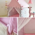 thumbnail image 4 of NKTIER Princess Tent,Kids Play Tent Girls Castle Playhouse Tent for Children Indoor Outdoor Games 51.2 x 39in, 4 of 10