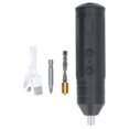 thumbnail image 2 of Mini Tournevis Électrique Kit Rechargeable Sans Fil Petit Outil de Perceuse Interface de Charge Type C Noir DC3.6V pour Réparation Maison DIY Entretien, 2 of 8