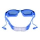 thumbnail image 3 of Gafas de Natación Antivaho Sin Antirrotura con Caja + Gorro de Natación + Pinza Nasal + 1 Par de Tapones para Los Oídos Azul, 3 of 8
