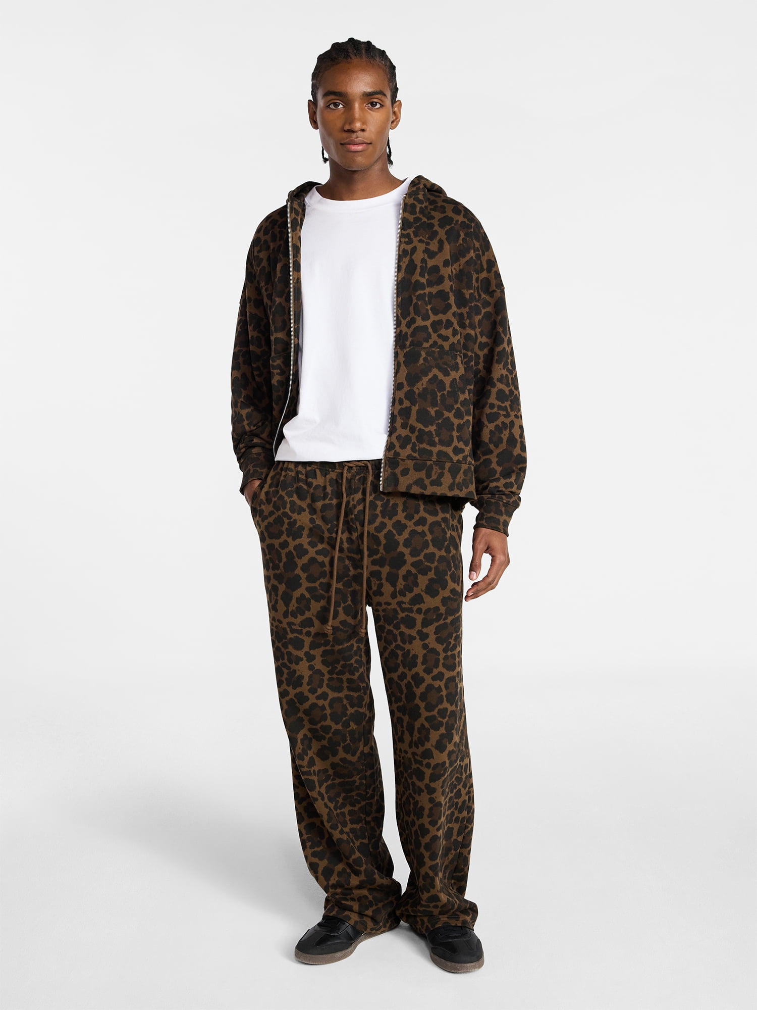 No Boundaries Soft Fleece Vintage Straight Sweatpants, Men's XS-5XL