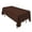 Dark Brown, variant on AK-Trading 60 x 102-Inch Rectangular Polyester Tablecloth - Dark Brown