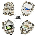 thumbnail image 5 of FORMRS Mini Backpack Purse for Women Travel Daypack Casual Shoulder Bag, White and Black, 5 of 7