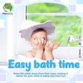 thumbnail image 3 of Visera de baño para bebé MARS BABY, gorro de ducha ajustable, azul, 3 of 9