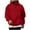 Red, variant on Dxzfnsa Men's & Big and Tall Men's Hoodie Sweatshirts Fashion Solid Color Long Sleeve Hoodies Comfy Casual Athletic Sweatshirts with Pocket