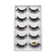 thumbnail image 3 of Xihbxyly Pestañas Postizas Naturales, Paquete de 5 Pares, Diseño Invisible con Nudo Cómodo, Estilo Acampanado Entrecruzado, Accesorio de Belleza Reutilizable, Look Glamuroso para El Día a Día, Guía d, 3 of 5